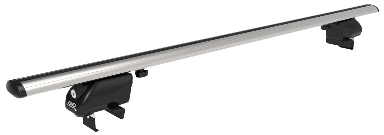 3D MAXpider 6104S - Roof Crossbar 48.54 in. x 4.53 3.54 2 pc. Aluminum