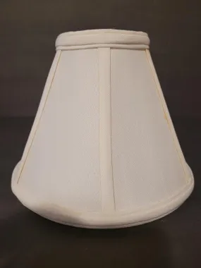 68675 White Lamp Shade With Standard Clip On