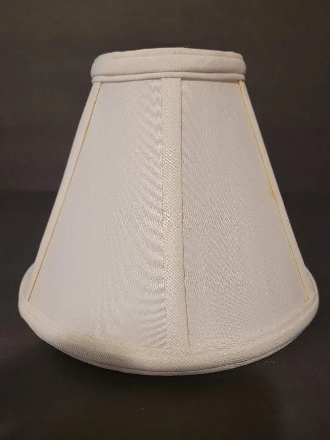 68675 White Lamp Shade With Standard Clip On