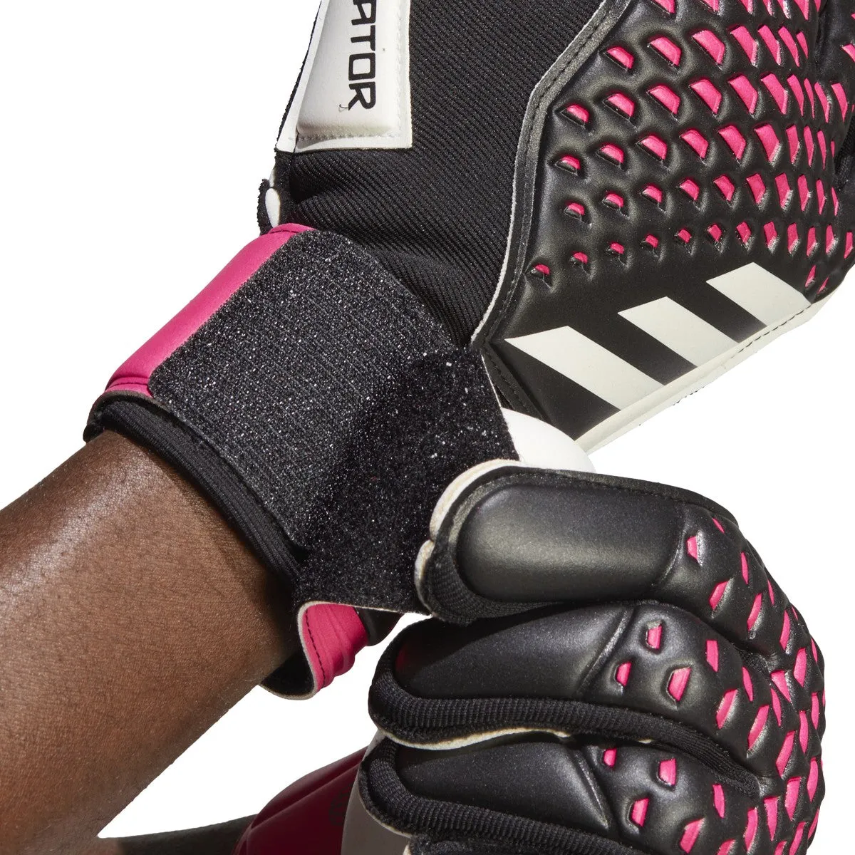 adidas Predator Match Goalkeeper Gloves HN3338 Black/White/Shock Pink