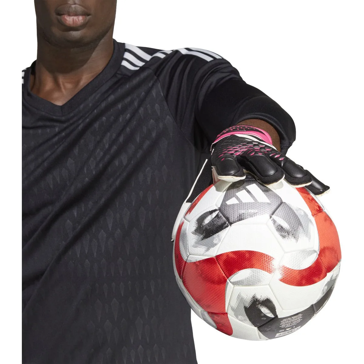 adidas Predator Match Goalkeeper Gloves HN3338 Black/White/Shock Pink