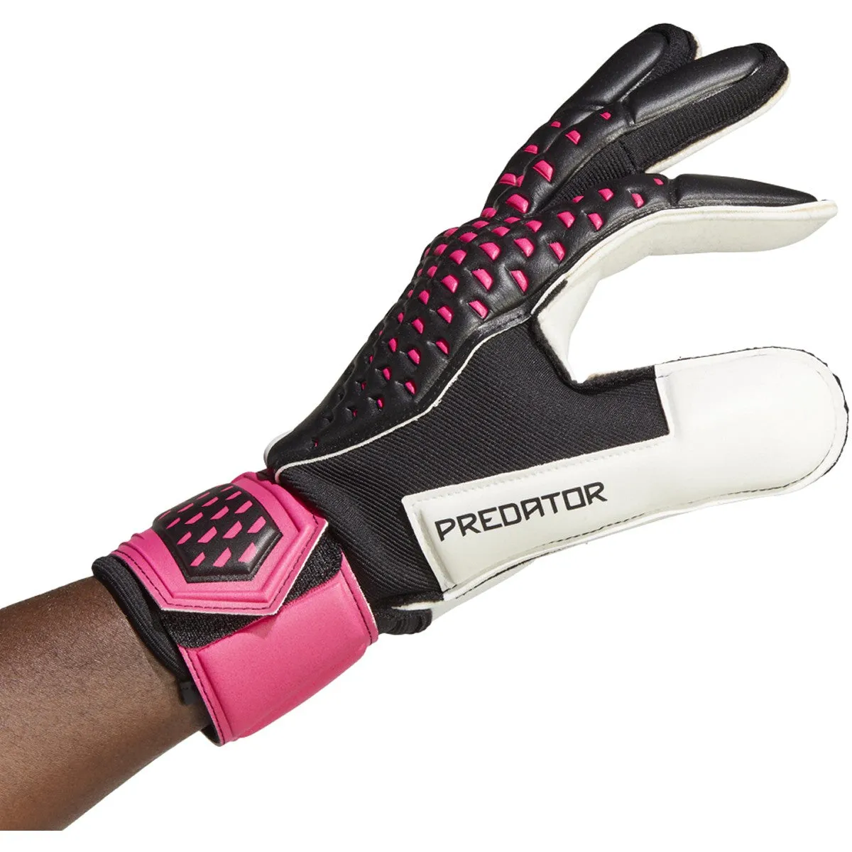 adidas Predator Match Goalkeeper Gloves HN3338 Black/White/Shock Pink