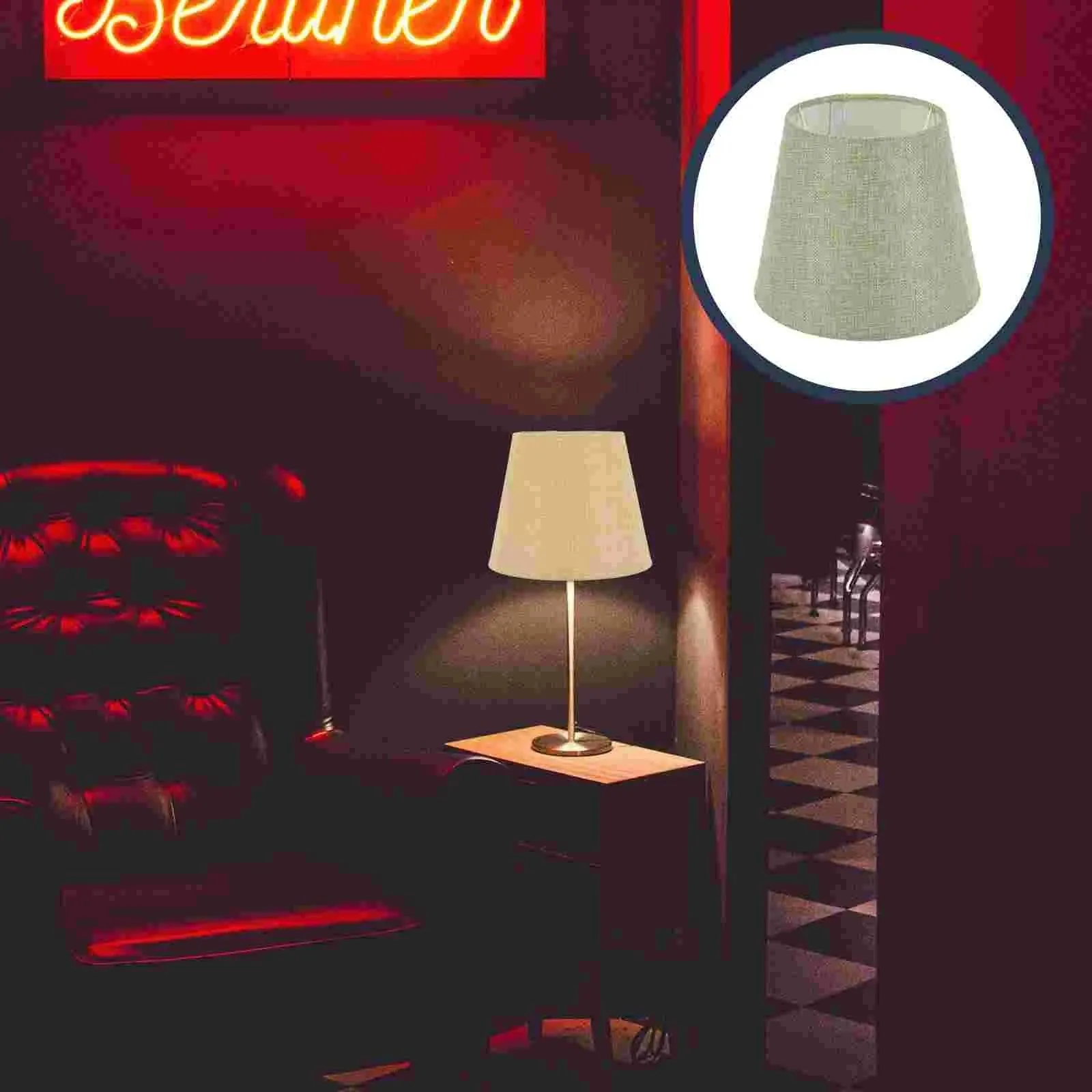 Adriana's Sage Green Fabric Chandelier Lamp Shade