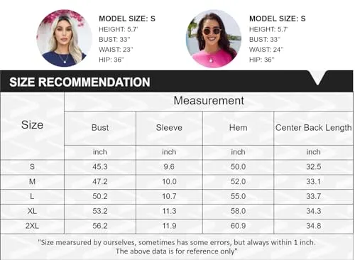 AI'MAGE Women's Bikini Cover Up O-Neck Short Sleeve T-Shirt Dress Loose Beachwear Swimsuit Beach Coverups Light Blue S