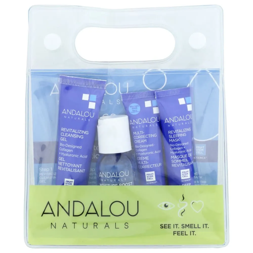 ANDALOU NATURALS: Deep Hydration Routine Kit, 4 pc (Pack of 2)