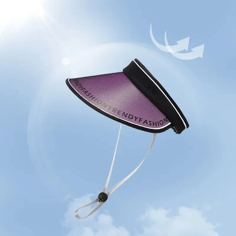 Anti-UV Summer Mesh Beach Sun Visor Hat