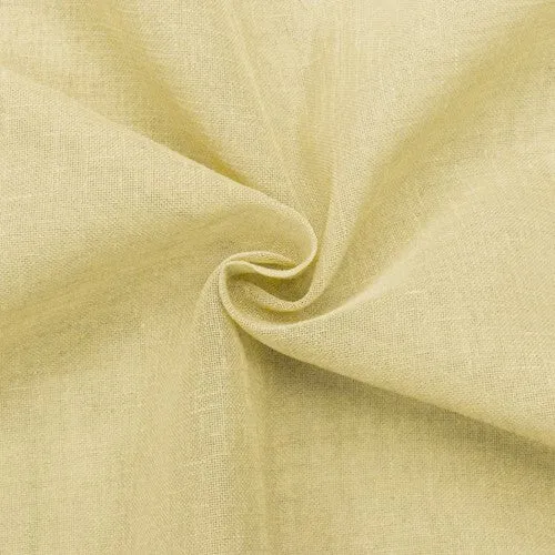 Beige Slubbed Sheer Woven Drapery Fabric