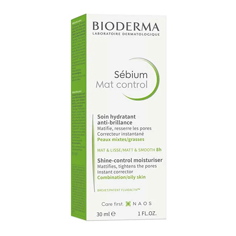 Bioderma Sébium Mat Control Shine-Control Moisturiser
