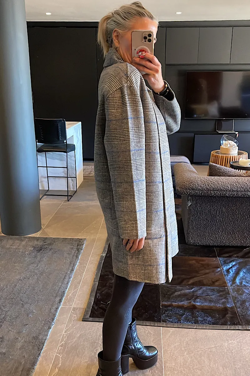 Blue Skies Pinstripe Shrug