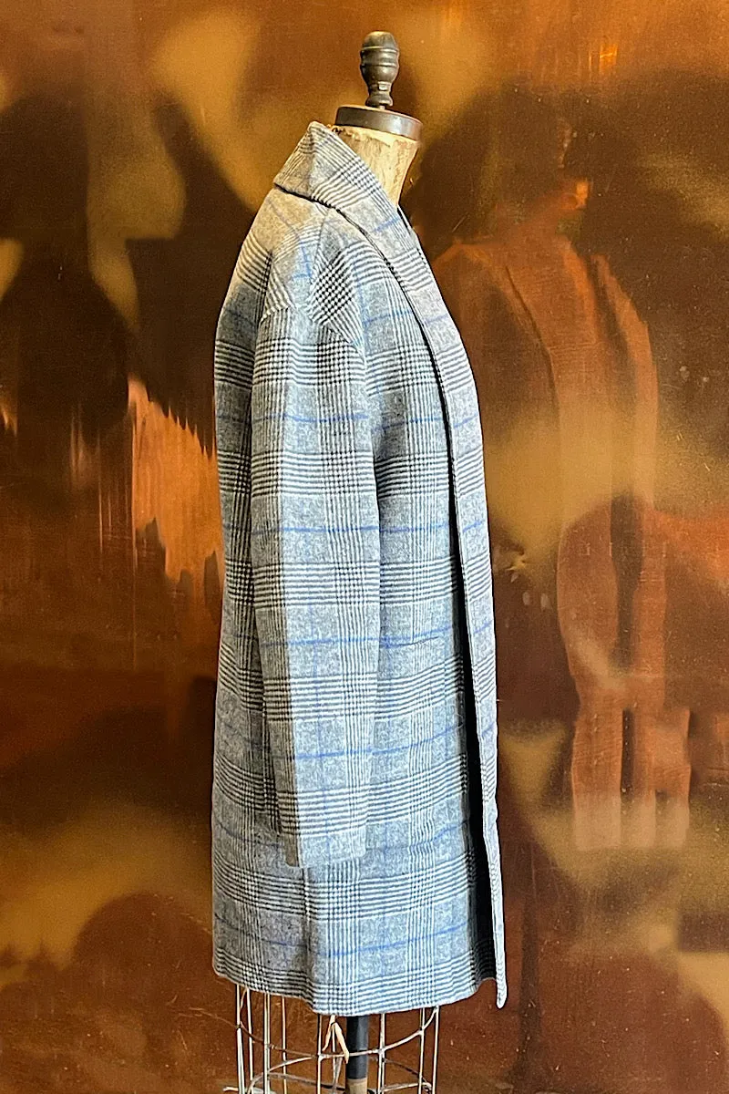 Blue Skies Pinstripe Shrug
