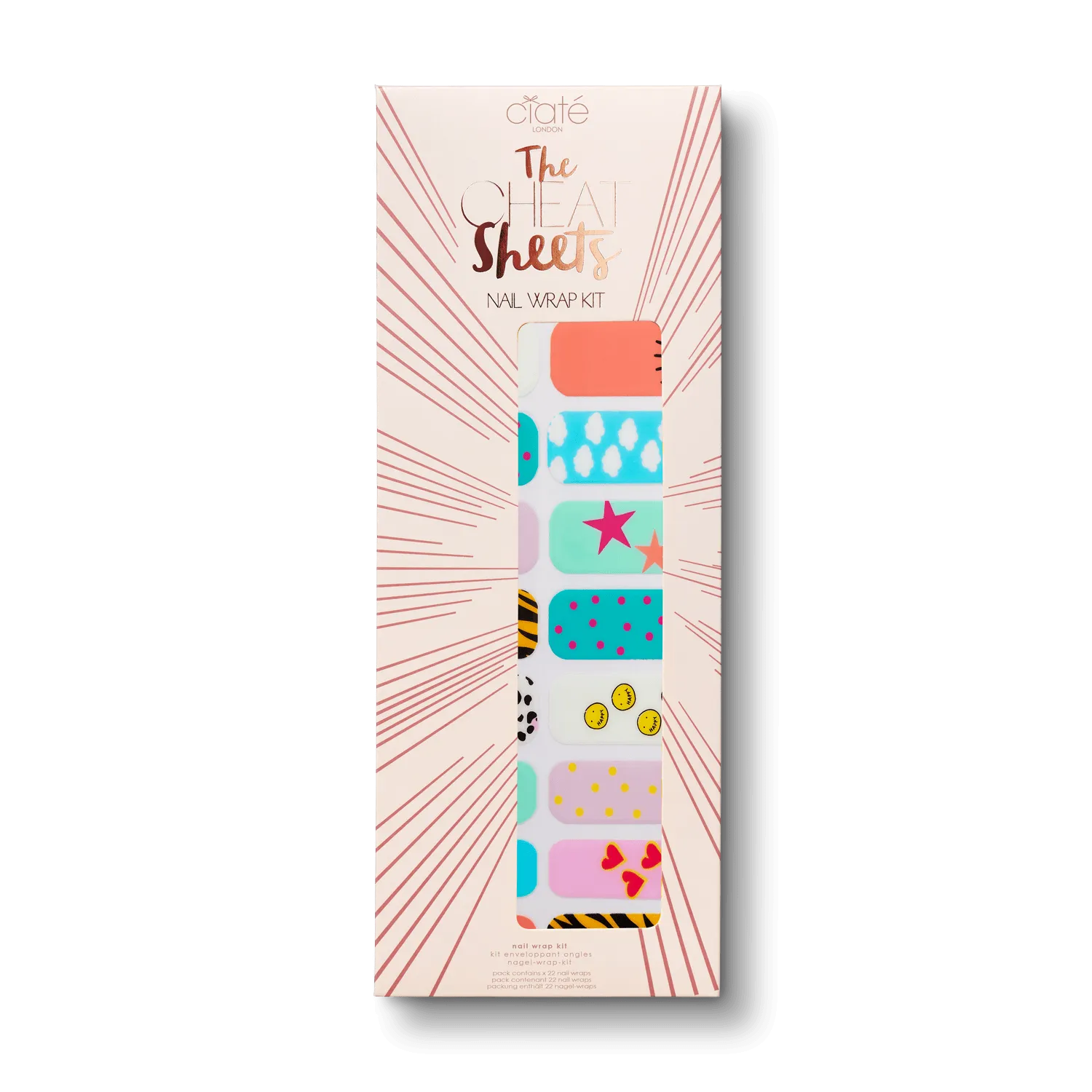 Cheat Sheets Nail Wrap Kit - Fun Fair