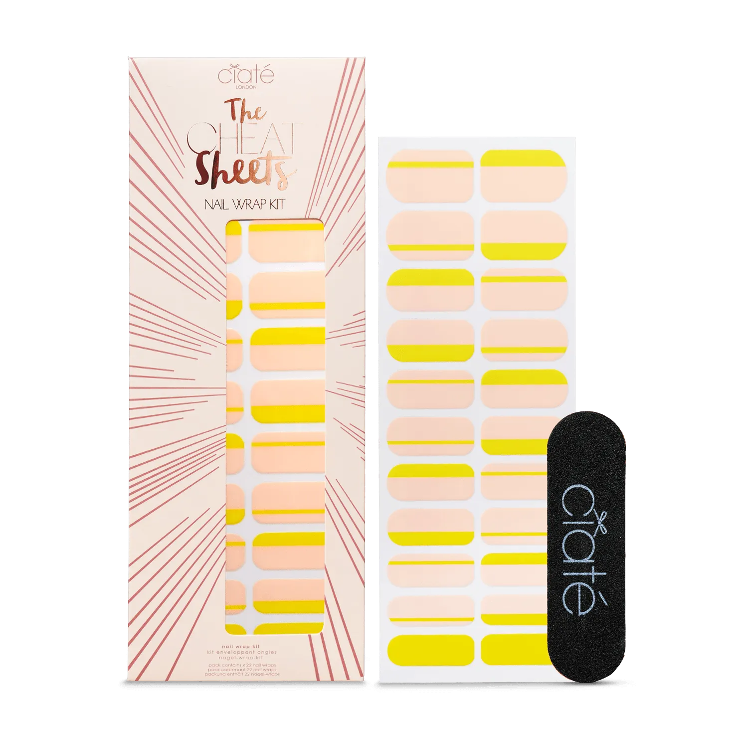 Cheat Sheets Nail Wrap Kit - So Electric