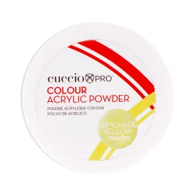 Colour Acrylic Powder - Lemonade Yellow by Cuccio Pro for Women - 1.6 oz Acrylic Powder