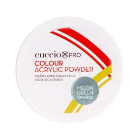 Colour Acrylic Powder - Melon Green by Cuccio Pro for Women - 1.6 oz Acrylic Powder