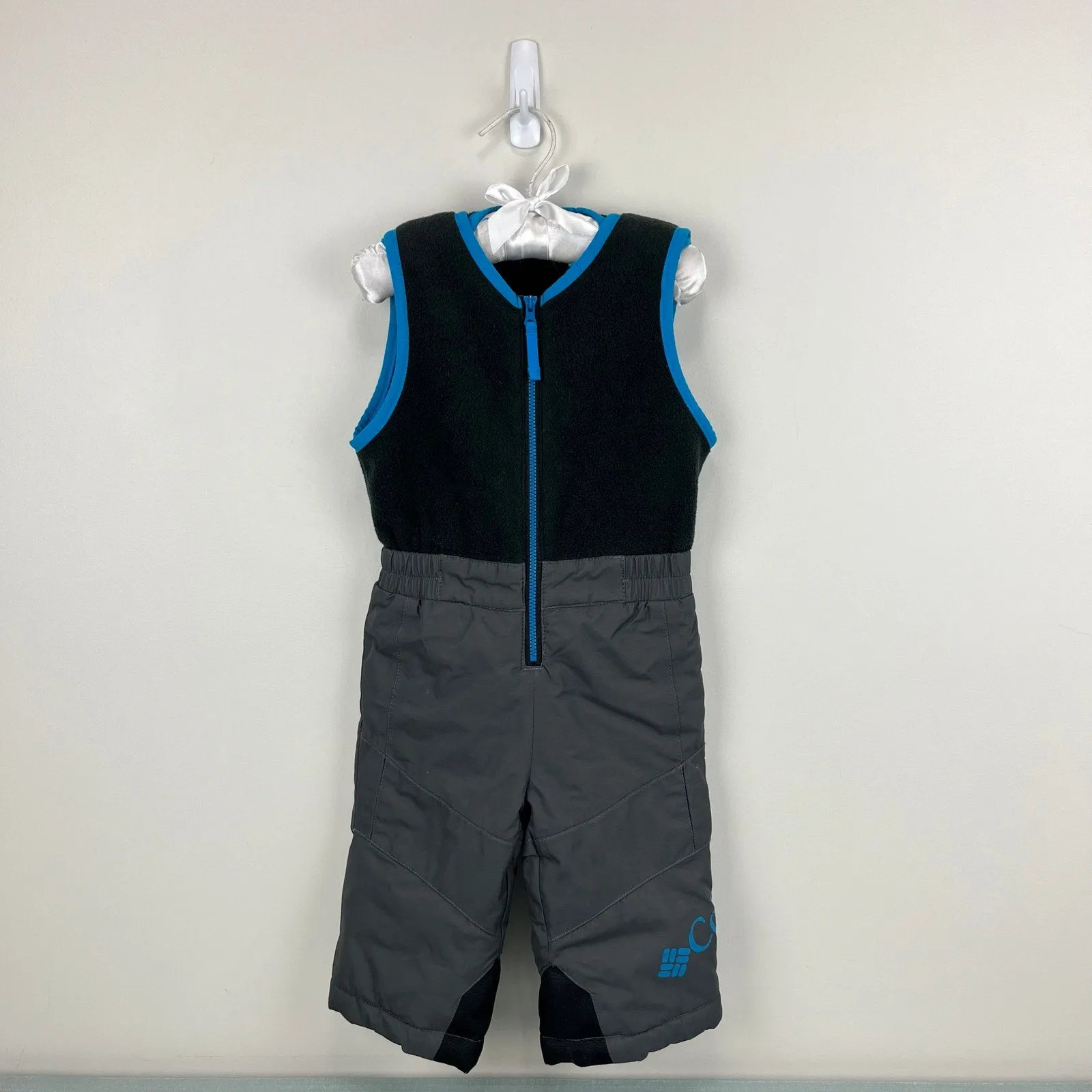Columbia Boys Logo Omni-Tech Snow Bib Overalls 18 Months