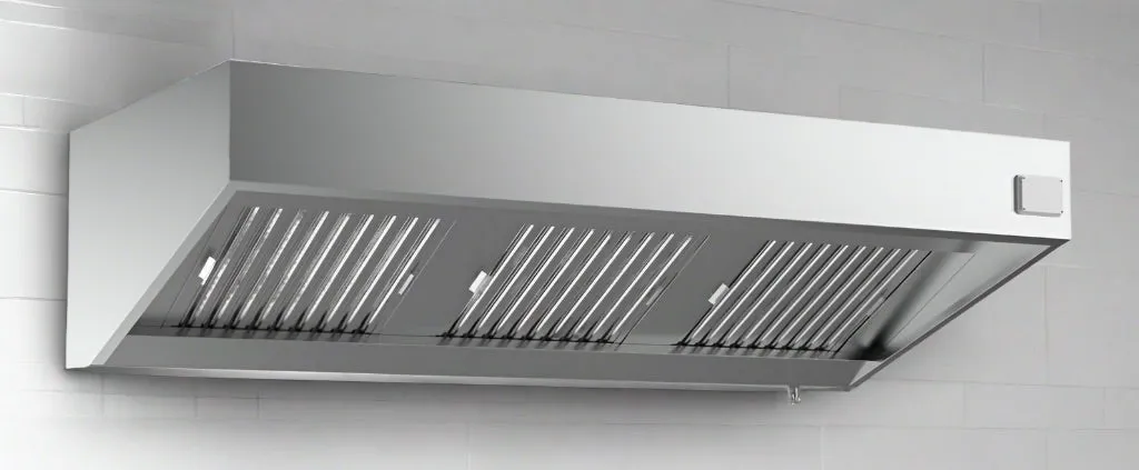 Combisteel 1100mm Deep Extraction Hood 1000mm Wide With Motor, Filters & LED Lights -  7333.1100