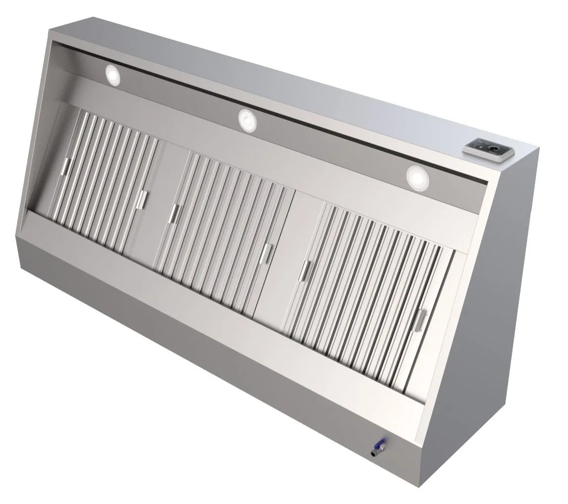 Combisteel Stainless Steel Wall-Mounted Extraction Hood Complete Unit 1000mm Wide - 7333.0730