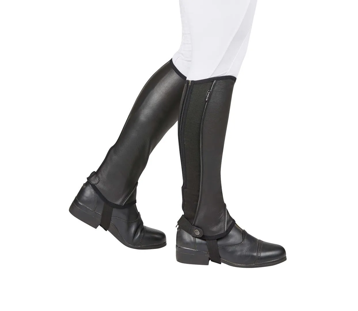 Dublin Super Flex Fit Leather Half Chaps