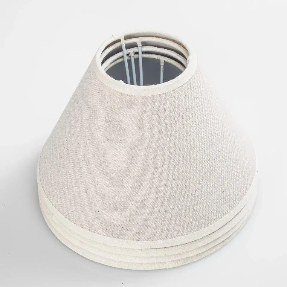 E14 E12 Chandelier Lampshade Hardback Candle Cotton Linen Lampshade 8 Inch for Wall Lamp Pedent Light Table Lamp