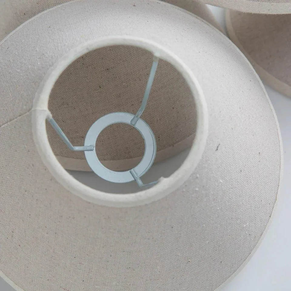 E14 E12 Chandelier Lampshade Hardback Candle Cotton Linen Lampshade 8 Inch for Wall Lamp Pedent Light Table Lamp