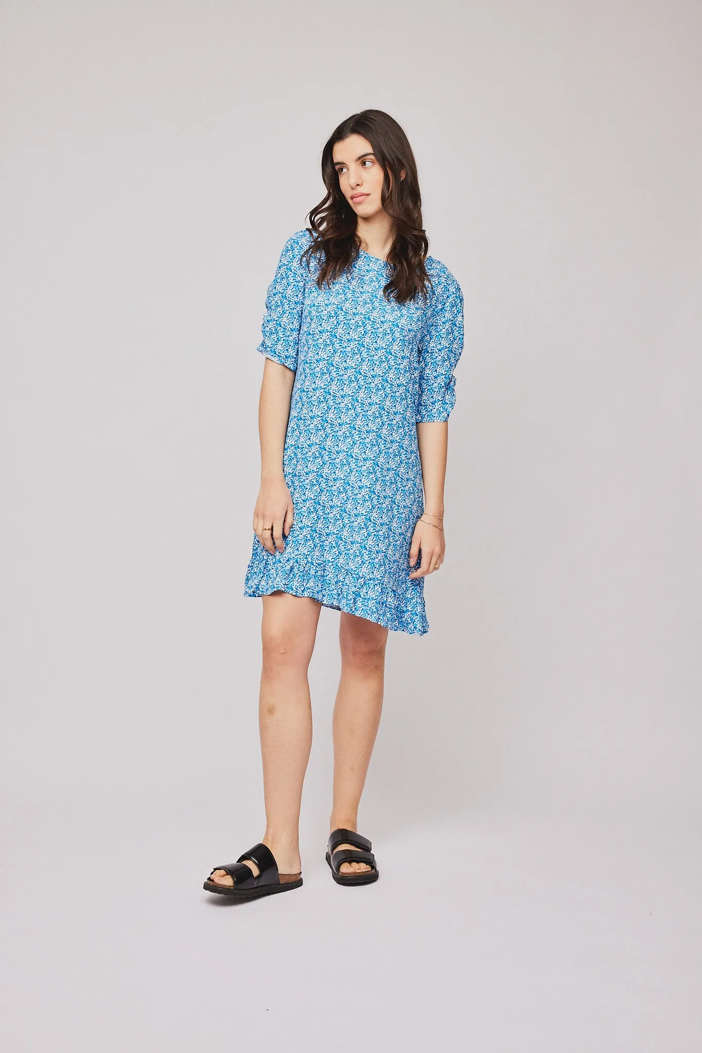 Ellen Dress - Blue Shades