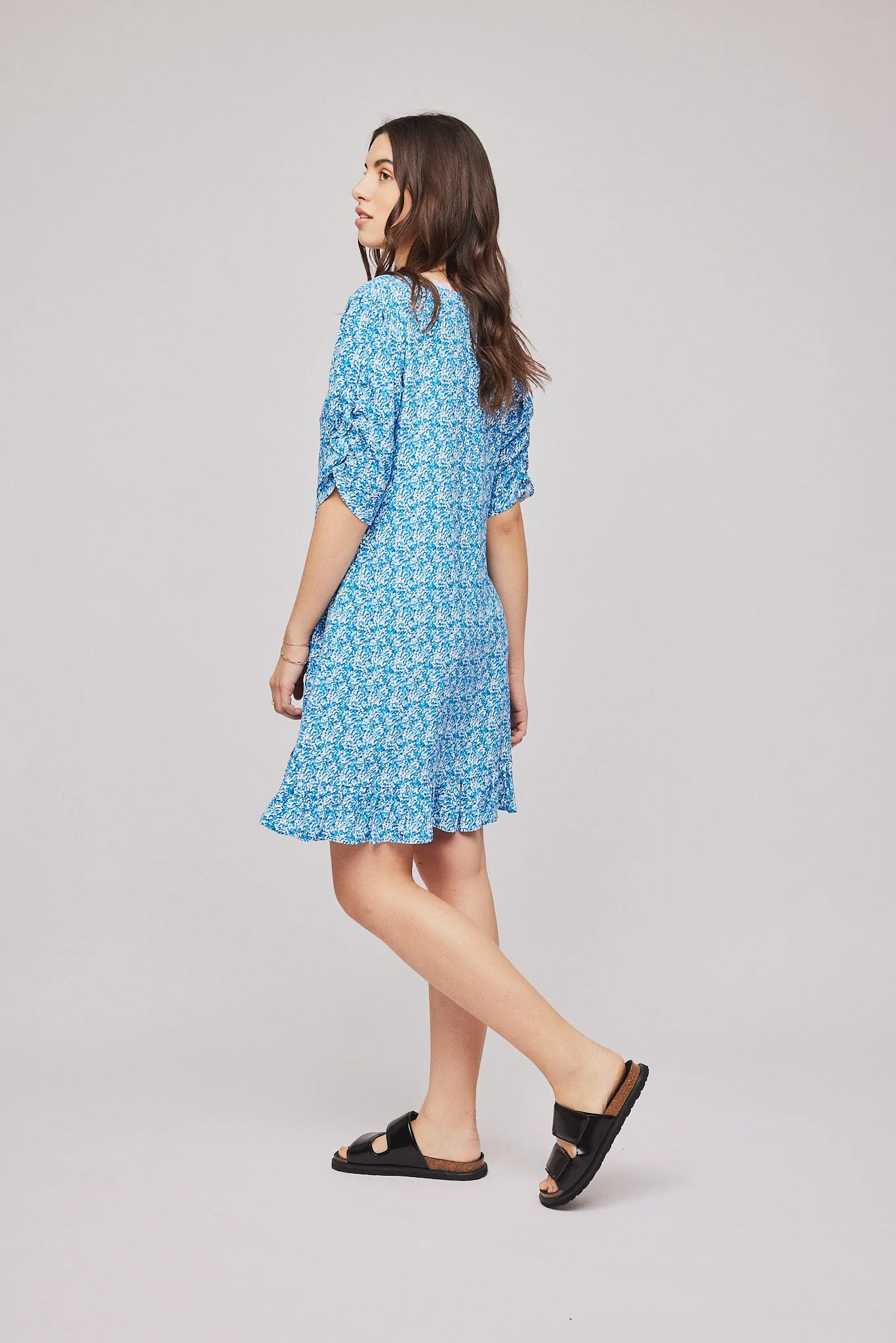 Ellen Dress - Blue Shades