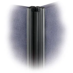 Floor standing fabric screen 2 way linking strip