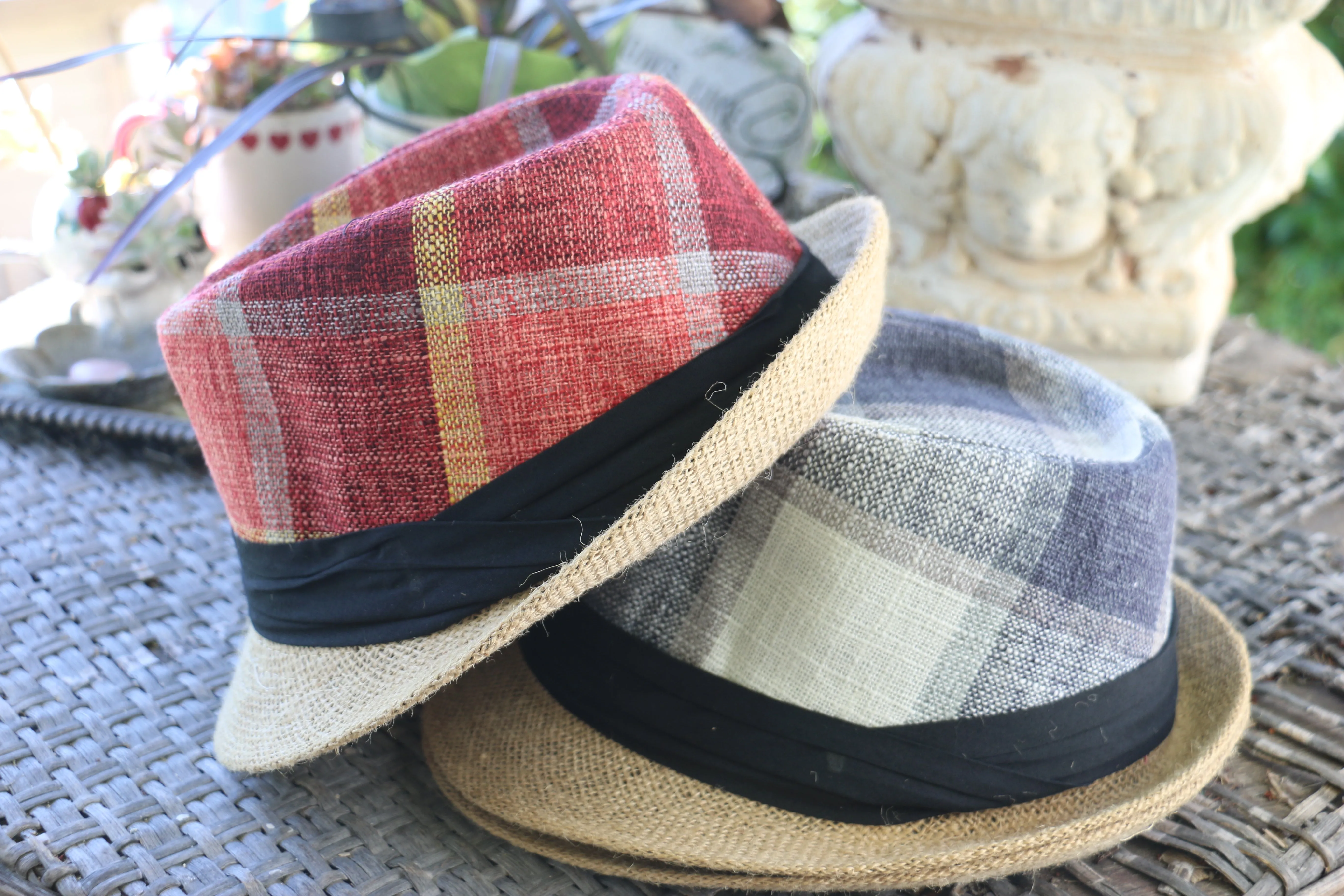 Funky Plaid Fedora