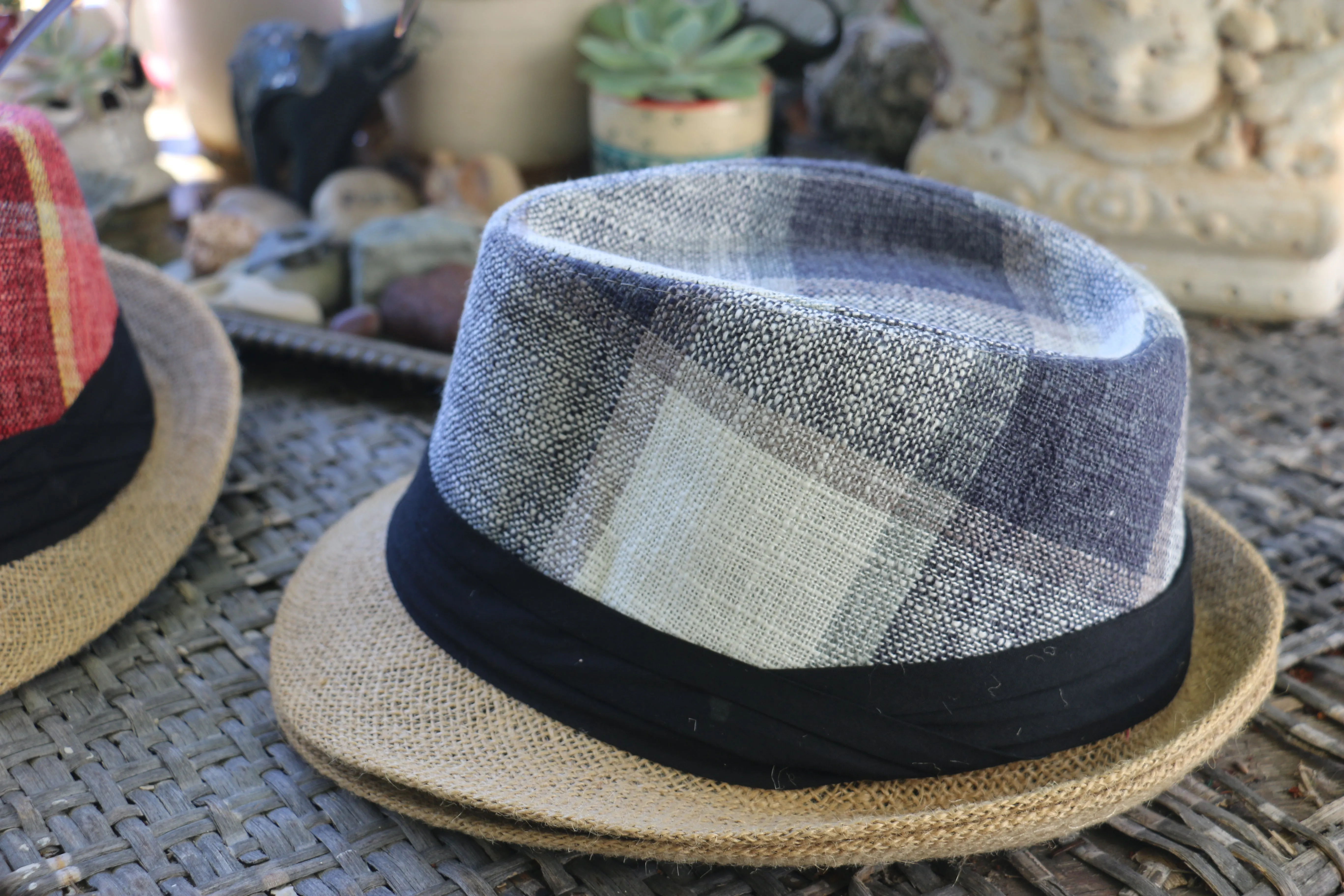 Funky Plaid Fedora