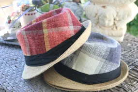 Funky Plaid Fedora