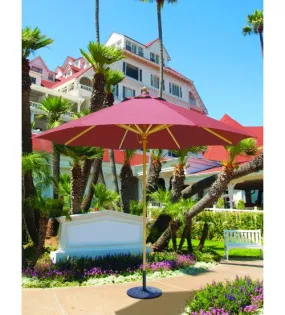 Galtech 131 - 9 FT Wood Market Umbrella