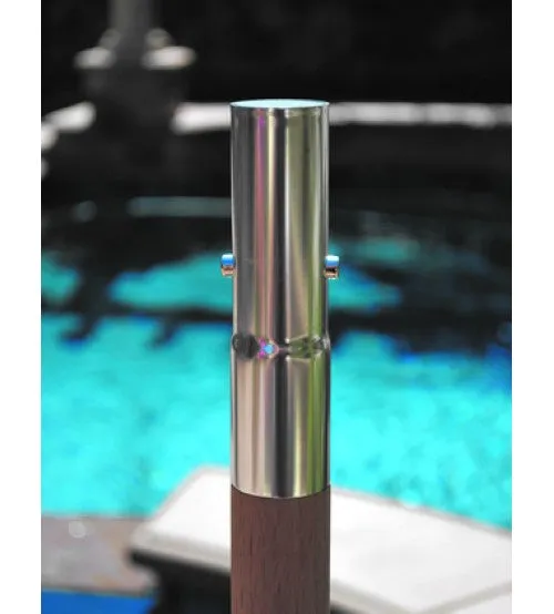 Galtech 537 - 9 FT Teak Market Umbrella / Rotational Tilt
