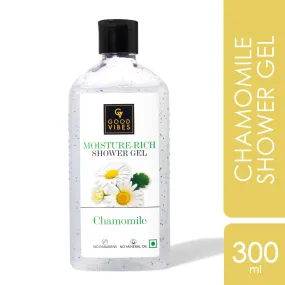 Good Vibes Chamomile Moisture Rich Shower Gel | (Body Wash) Soothing, Moisturizing, Certified Fragrance (300 ml)