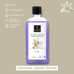 Good Vibes Lily Hydra Boost Shower Gel | Cleansing, Purifying, Moisturizing | Vegan, No Parabens, No Mineral Oil, Certified Fragrance, No Animal Testing (300 ml)