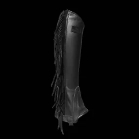 GP Fringed Leather Half Chaps