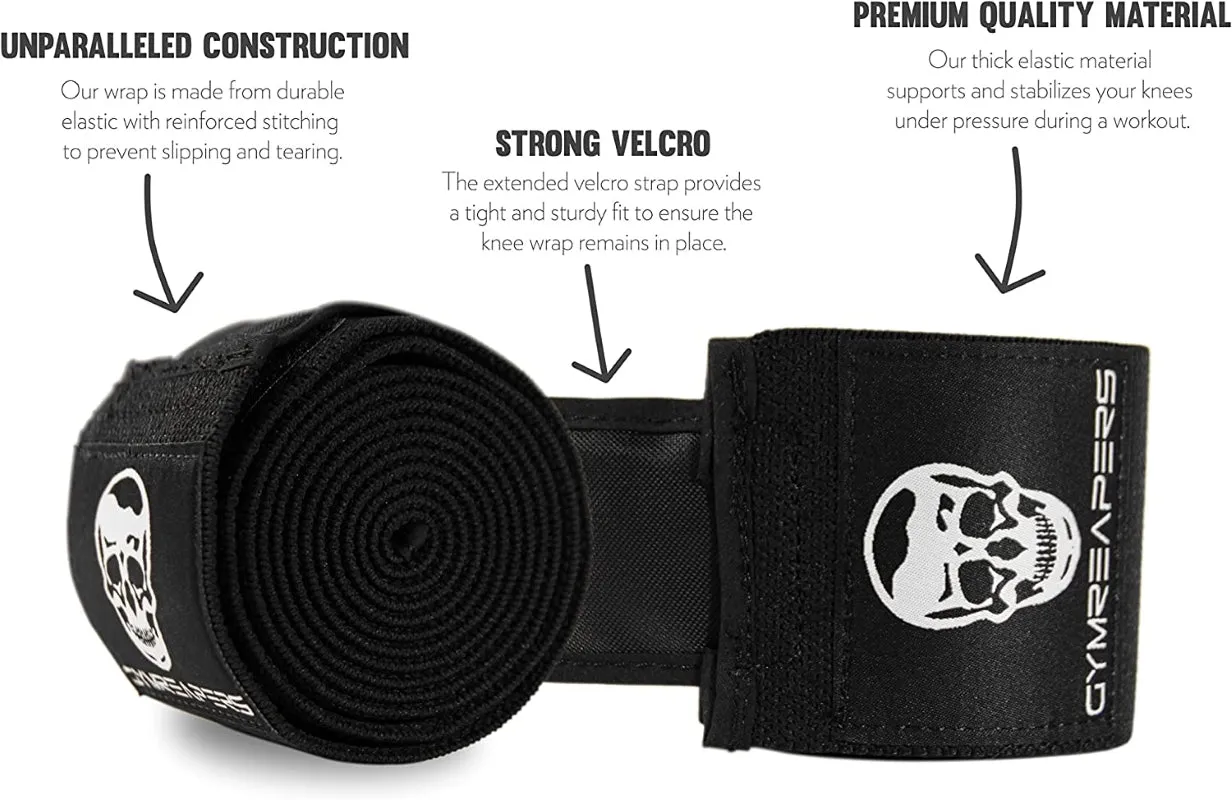 Gymreapers Knee Wraps - Gray
