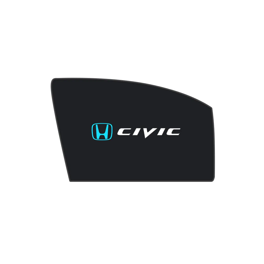 Honda Civic Side Shades With Logo - Model 2022-2023