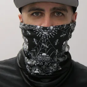 Hot Leathers Skull Paisley Neck Gaiter Mask