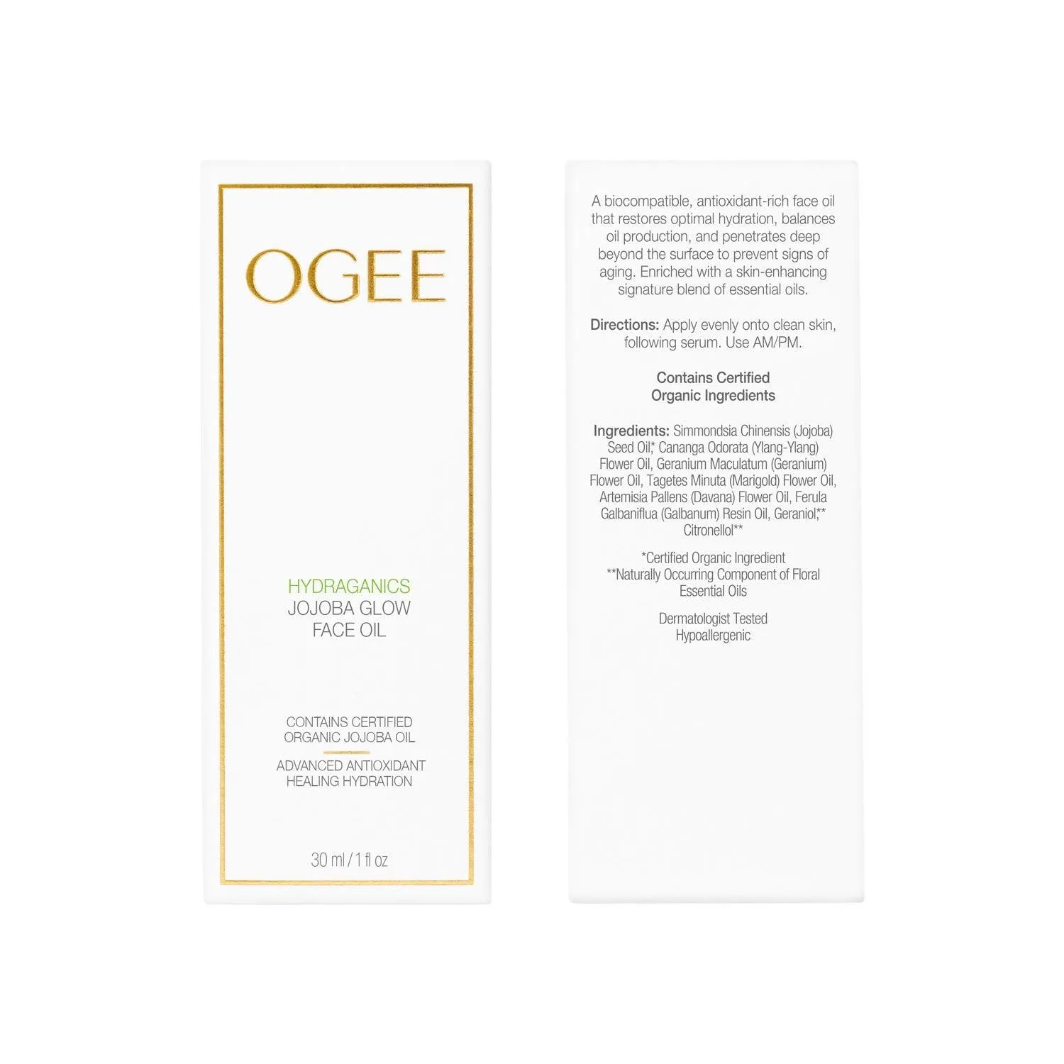 Jojoba Glow Face Oil – Organic & Natural, Moisturizing, Multi-Tasking Facial Treatment Oil (30Ml)