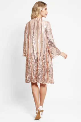 JP3520 Brielle Sequin Kimono