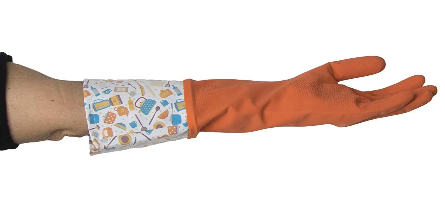 Krumbs Kitchen Rubber Gloves In Orange Kitchen Gadgets