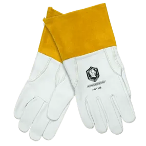 Leather Welding Gloves Cowhide / Goatskin with Kevlar Stitching - TIG - Armour Guard AG-1338