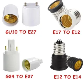 Light Bulb Adaptor Socket Bases Lamp Holder Converter Bulb Socket Extender