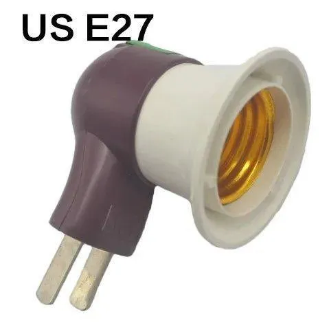 Light Bulb Adaptor Socket Bases Lamp Holder Converter Bulb Socket Extender