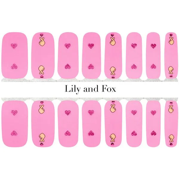 Lily And Fox - Nail Wrap - Instant Crush