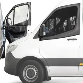 Living in a Bubble Magnetic Bug Screen Front Doors Pair Universal Size Vans Cars