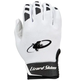 Lizard Skin Komodo V2 Batting Gloves - Diamond White - Large