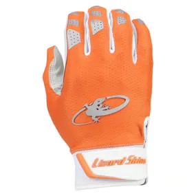 Lizard Skin Komodo V2 Batting Gloves - Orange - Youth Large