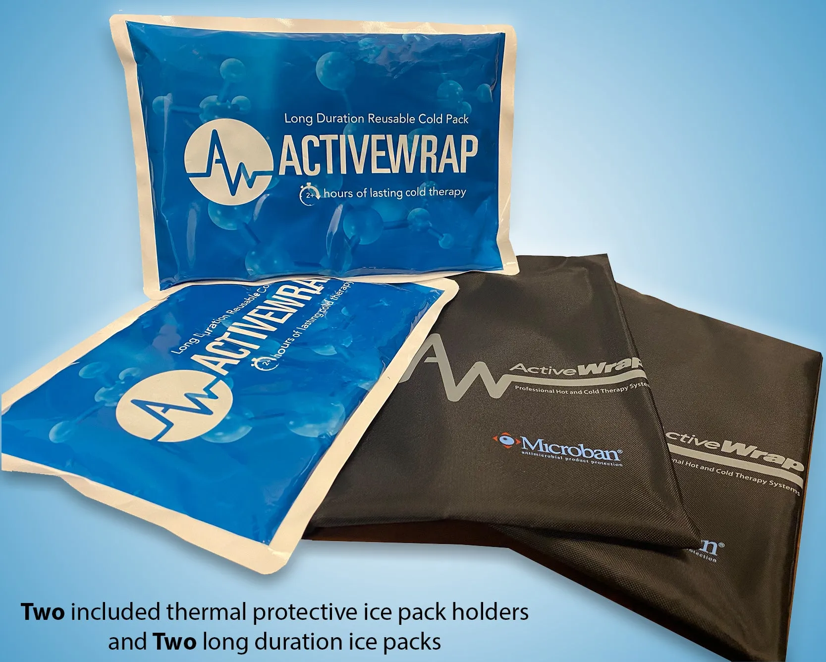 Long Duration Ice Packs-*Post Op Ice Pack" -Lg Size 7" x. 10" Cold Packs)