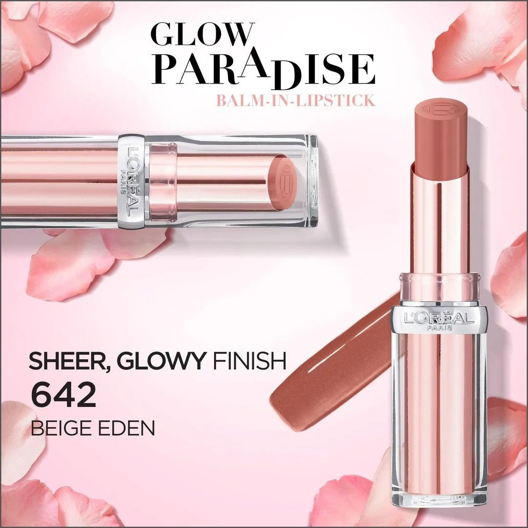 L'Oréal Paris Color Riche Glow Paradise Balm In Lipstick 642 Beige Eden